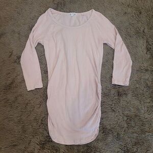 James Perse Blush Pink Long Sleeve Dress